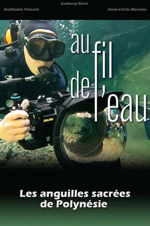 Movie poster for Au fil de l'eau, les anguilles sacrées de Polynésie (2020)