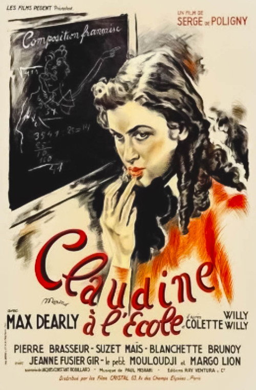Movie poster for Claudine at School (1937)