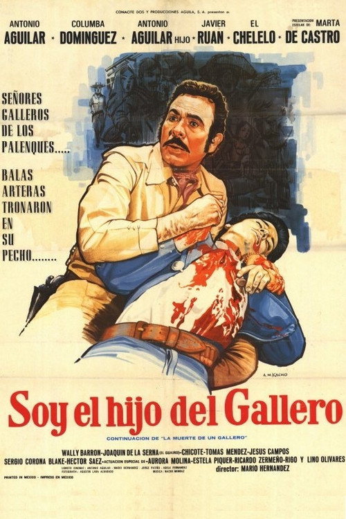 Movie poster for Soy el hijo del gallero (1978)