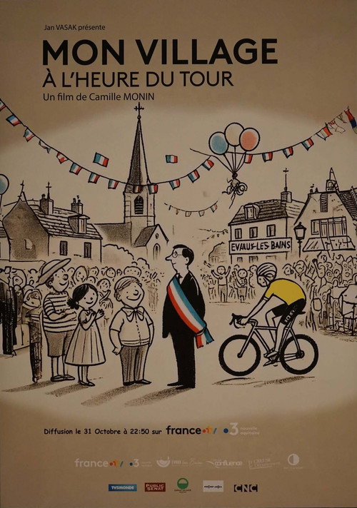 Movie poster for Mon village à l'heure du Tour (2024)