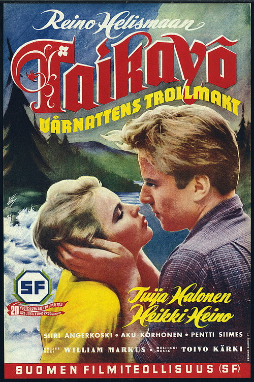 Movie poster for Taikayö (1954)