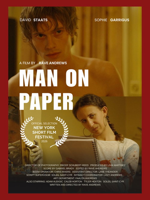 Movie poster for Man on Paper (2026)