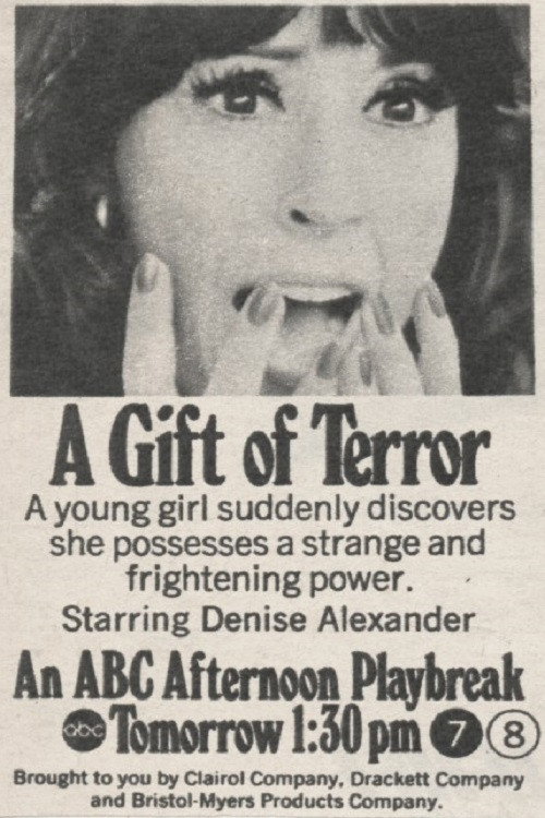 Movie poster for A Gift of Terror (1973)