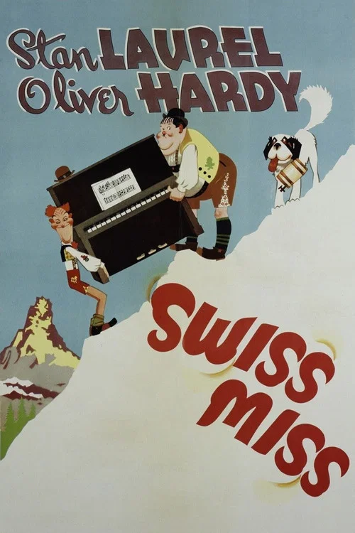 Movie poster for Swiss Miss (1938)