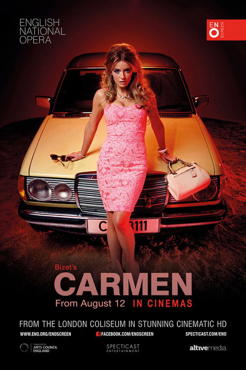 Movie poster for ENO Screen: Live in Cinema - Carmen (2015)