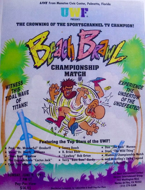 UWF Beach Brawl poster