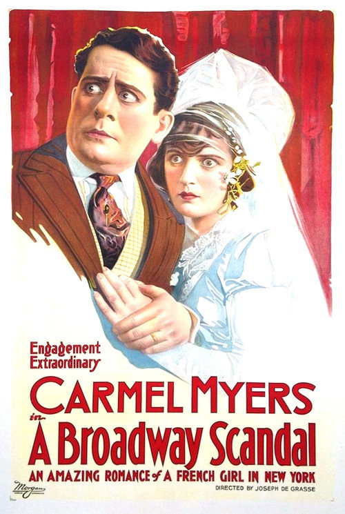 Movie poster for A Broadway Scandal (1918)