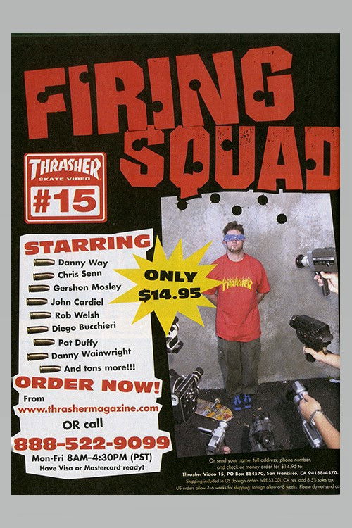 Movie poster for Thrasher - Firing Squad (2000)