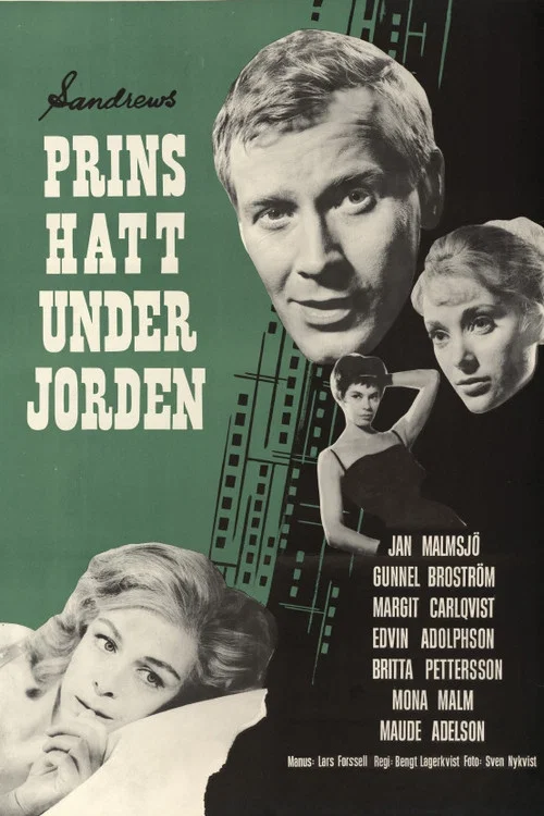 Movie poster for Prins hatt under jorden (1963)