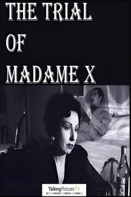 Movie poster for The Trial of Madame X (1948)