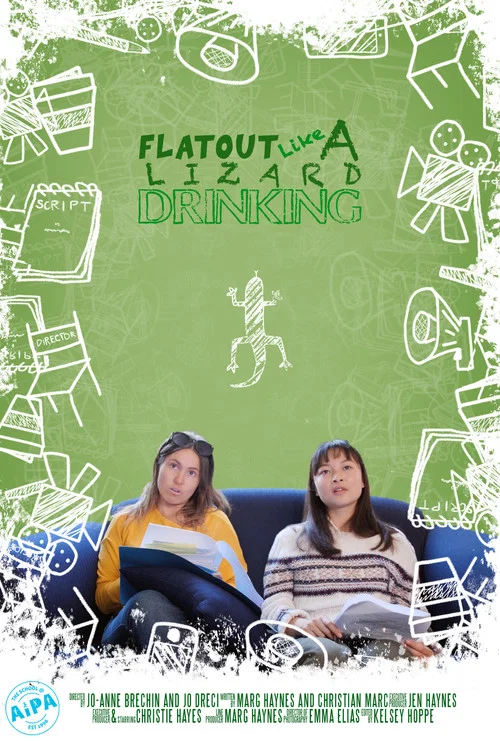 Movie poster for Flat Out Like a Lizard Drinking (2019)