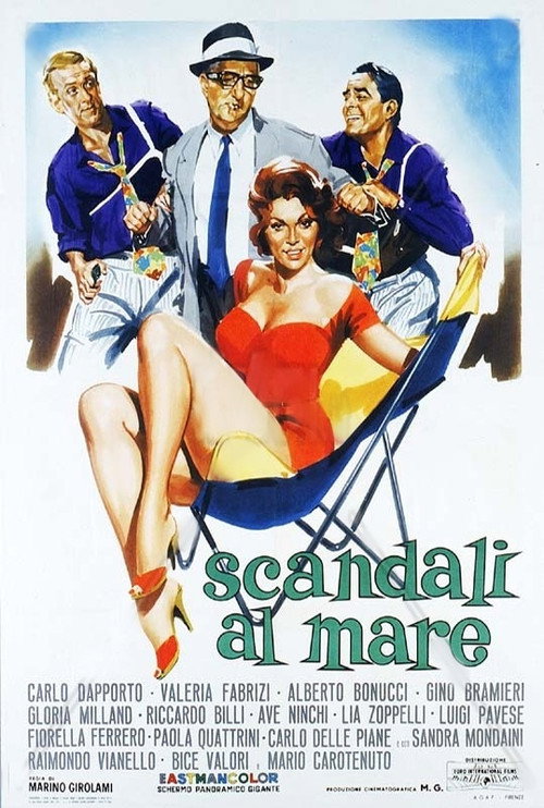 Movie poster for Scandali al mare (1961)
