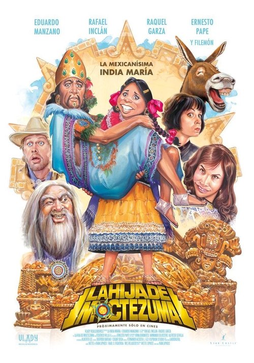 Movie poster for The daughter of Moctezuma (2013)