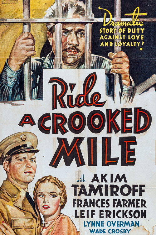 Movie poster for Ride a Crooked Mile (1938)