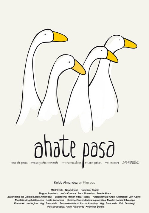 Movie poster for Ahate pasa (2009)