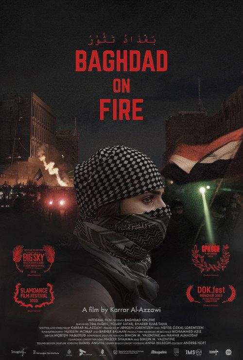Movie poster for Baghdad on Fire (2023)