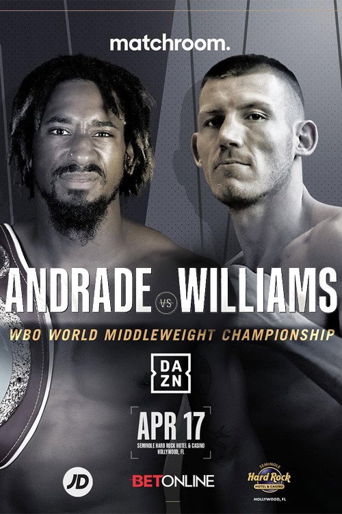 Movie poster for Demetrius Andrade vs. Liam Williams (2021)