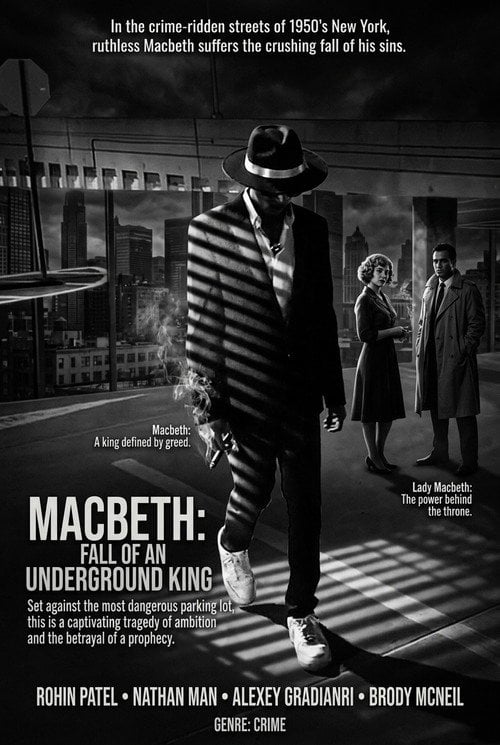 Movie poster for Macbeth: Fall of an Underground King (2026)