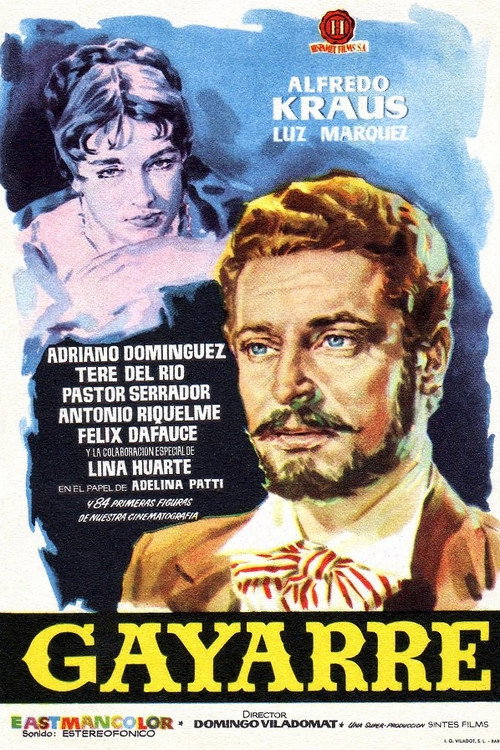 Movie poster for Gayarre (1959)