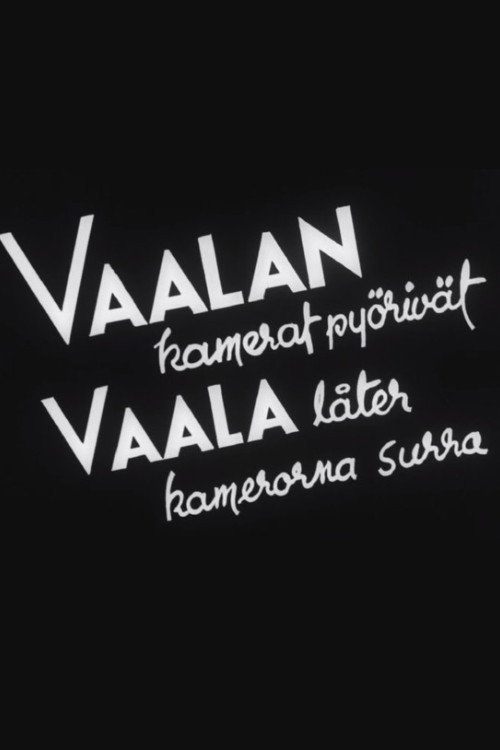 Movie poster for Vaalan kamerat pyörivät (1937)