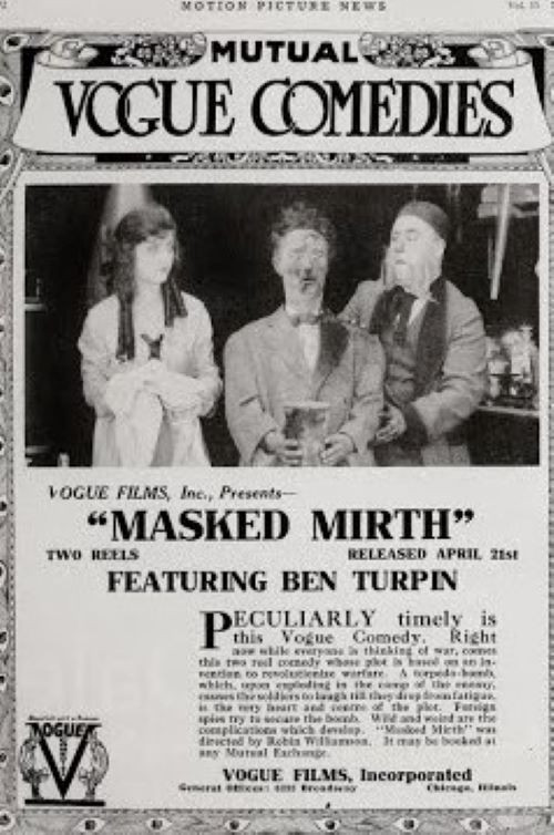 Movie poster for Masked Mirth (1917)