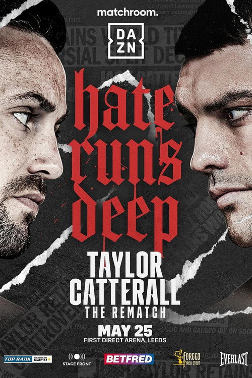 Movie poster for Josh Taylor vs. Jack Catterall II (2024)