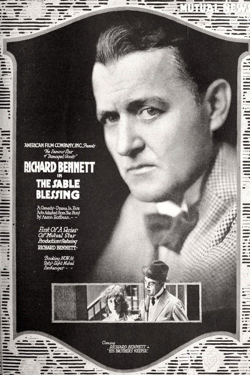 Movie poster for The Sable Blessing (1916)