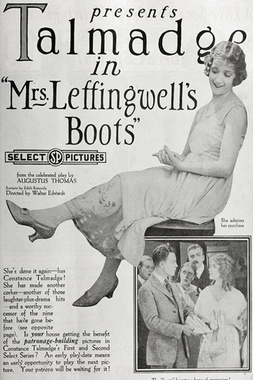 Movie poster for Mrs. Leffingwell's Boots (1918)