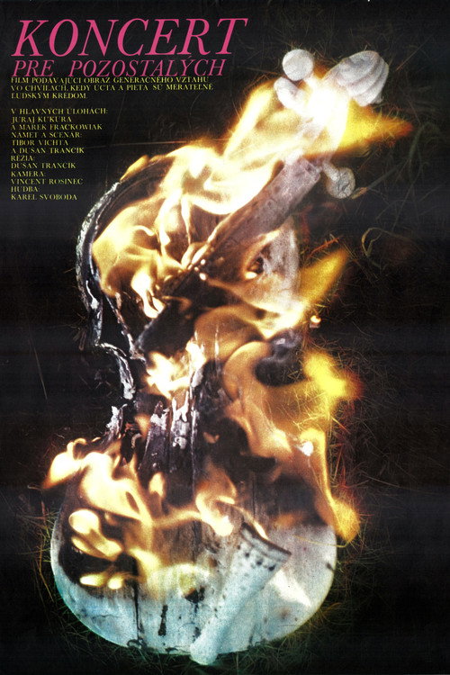 Movie poster for Concert for the Survivors (1977)