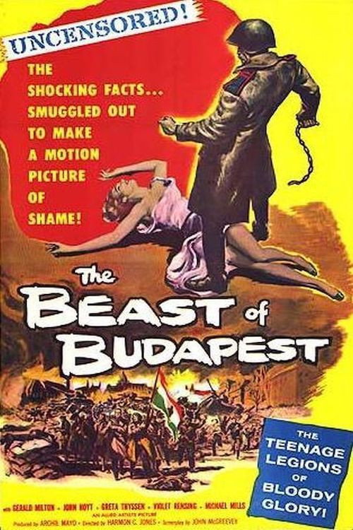 Movie poster for The Beast of Budapest (1958)