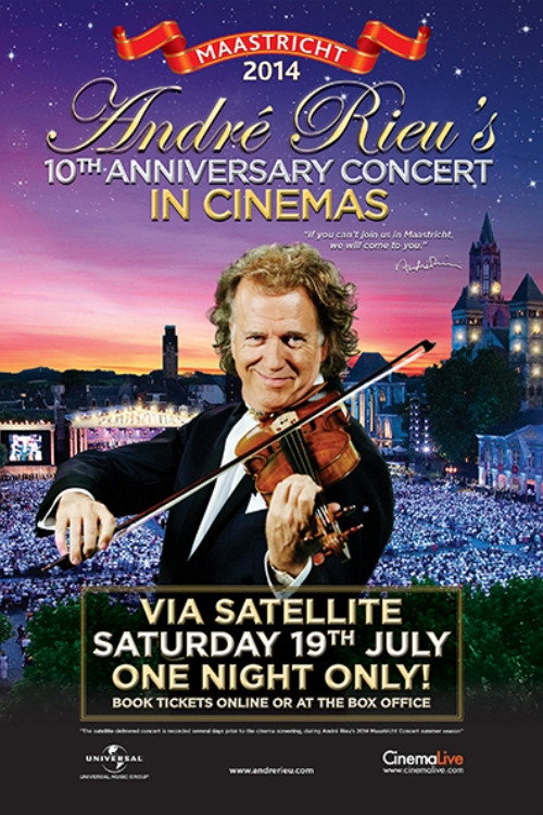 Movie poster for André Rieu - Maastricht 2014 (10th Anniversary Concert) (2014)
