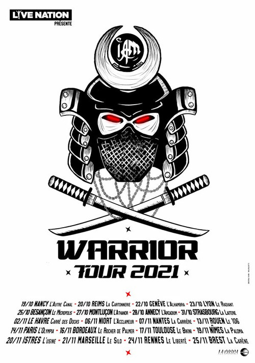 Movie poster for IAM - Warrior Tour 2021 - Live à l'Olympia (2022)