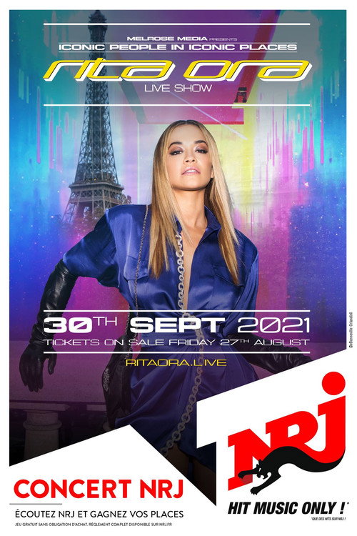 Movie poster for Rita Ora: At the Eiffel Tower (2021)
