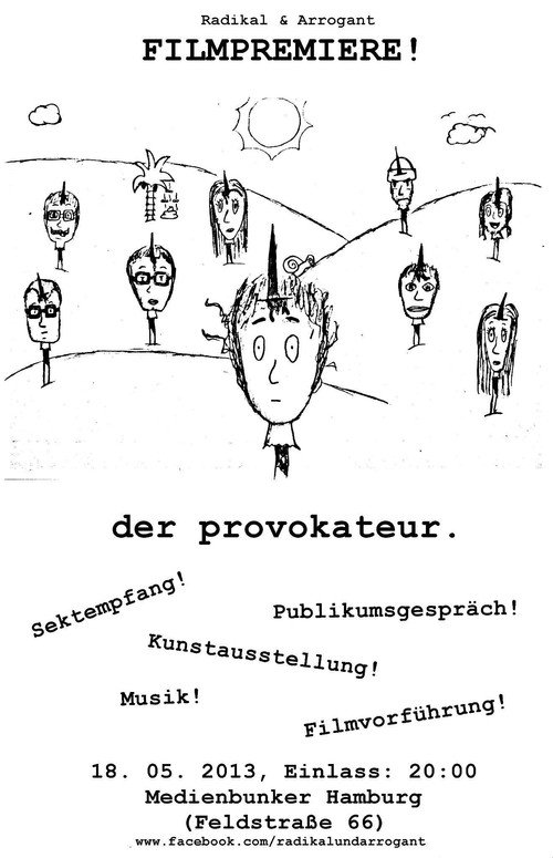 Movie poster for der provokateur. (2013)