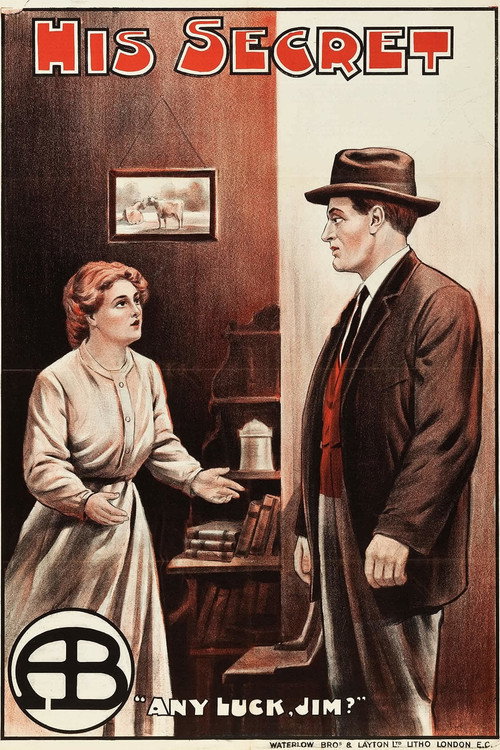 Movie poster for His Secret (1913)