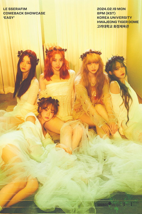 Movie poster for LE SSERAFIM COMEBACK SHOWCASE ‘EASY’ (2024)