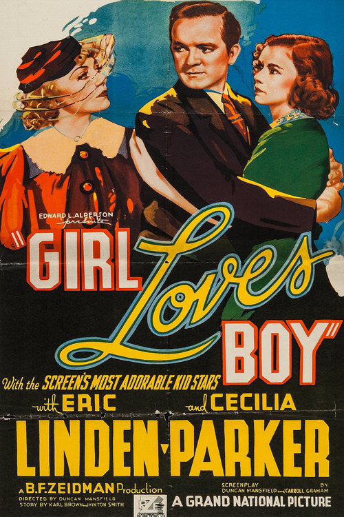 Movie poster for Girl Loves Boy (1937)