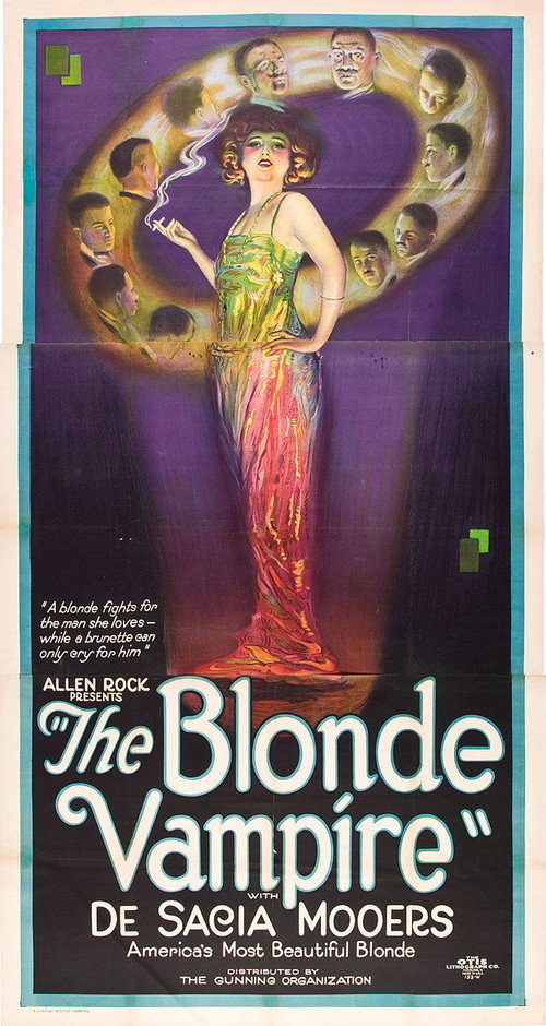 Movie poster for The Blonde Vampire (1922)