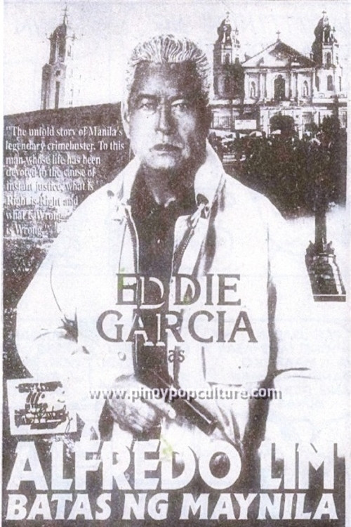 Movie poster for Alfredo Lim: Batas ng Maynila (1995)