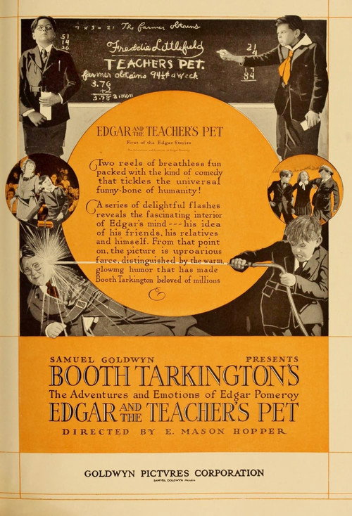Movie poster for Edgar and the Teacher's Pet (1920)