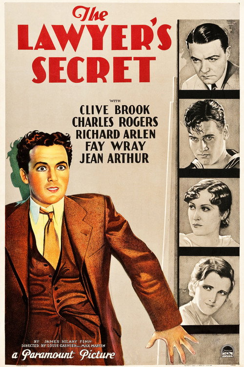 Movie poster for The Lawyer's Secret (1931)