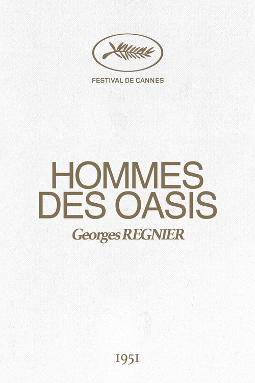 Movie poster for Hommes Des Oasis (1951)
