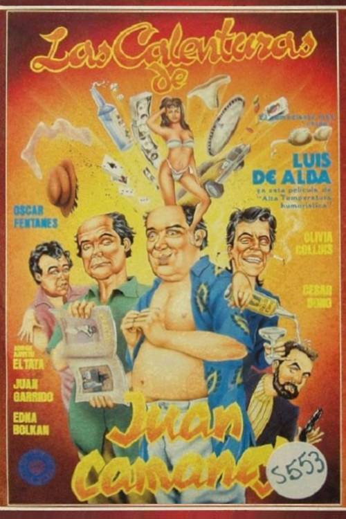 Movie poster for Las calenturas de Juan Camaney (1988)