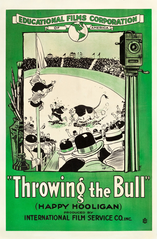 Movie poster for Throwing the Bull (1918)