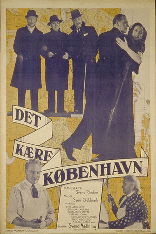 Movie poster for Det kære København (1944)