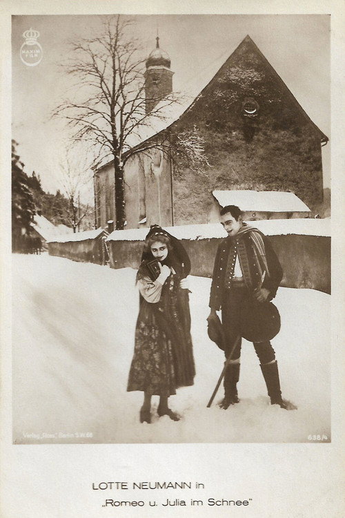Movie poster for Romeo and Juliet in the Snow (1920)