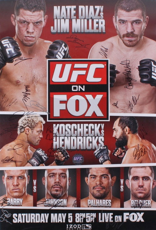Movie poster for UFC on Fox 3: Diaz vs. Miller (2012)