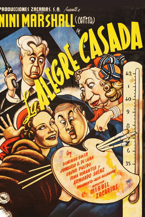 Movie poster for La alegre casada (1952)