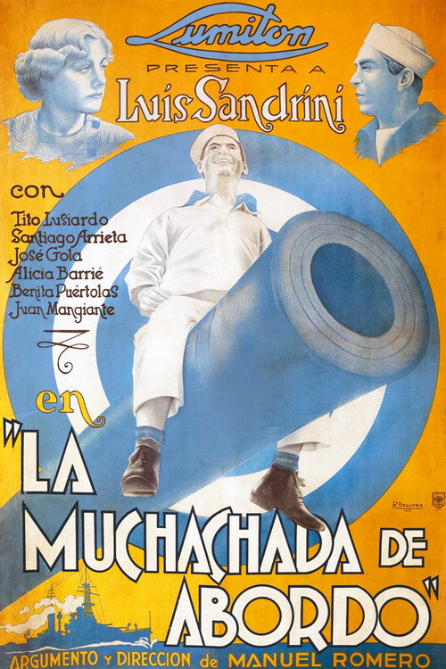 Movie poster for La muchachada de a bordo (1936)