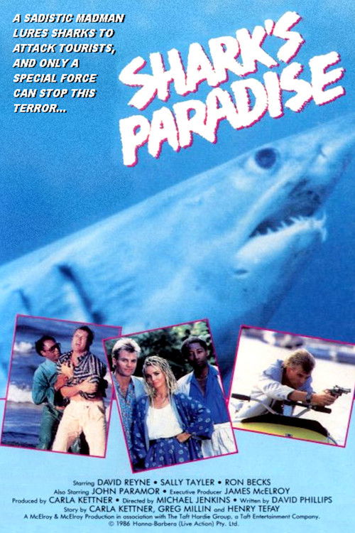 Movie poster for Shark's Paradise (1986)
